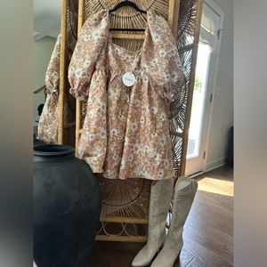 Selkie Inspired Puff Dress